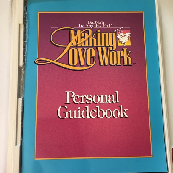 NOS Vtg Making Love Work Relationship Program Set VHS & Cassettes DeAngelis Bonu - Picture 4 of 8